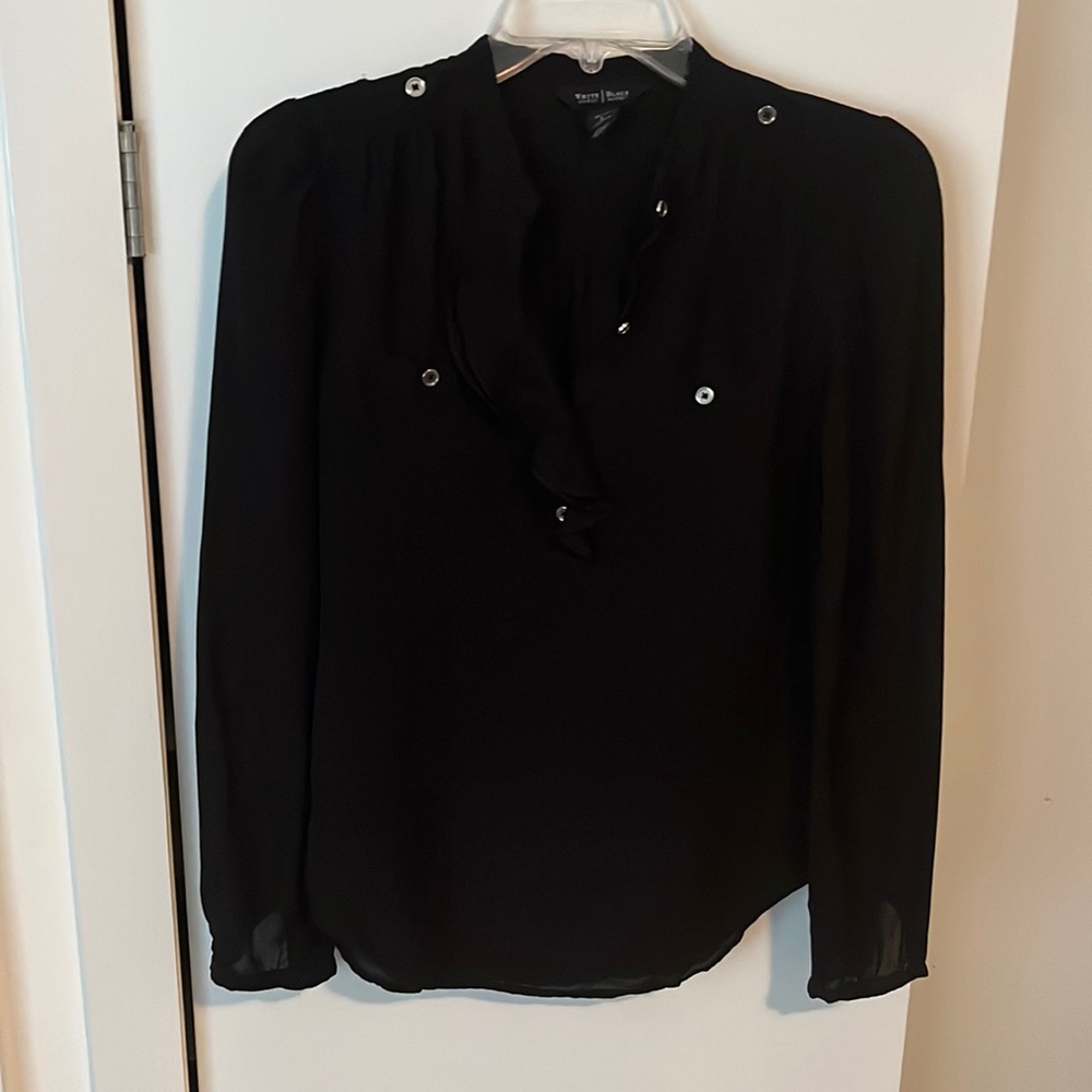 White House Black Market Silk Blouse